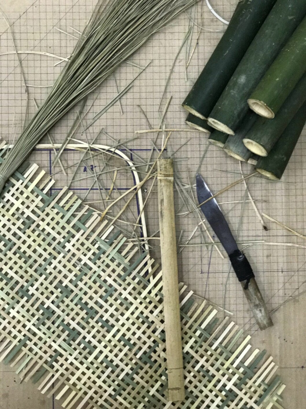 bambu flätat