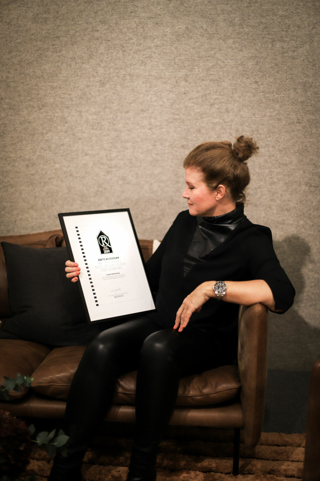 Helene Ogeborg, vd och ägare av Ogeborg som vinner årets accessoar. helene Ogeborg
