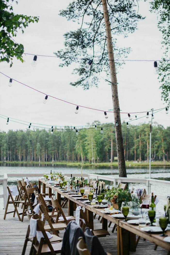 Satsa på att pynta ett specifikt område i trädgården för att få maximal effekt. trädgårdsfest inspiration