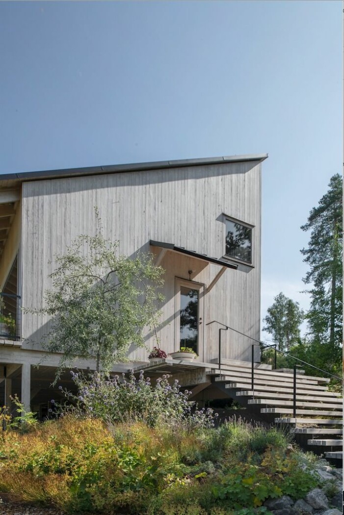 Johnny Andersson, Jordens arkitekters eget hus utanför Strängnäs i Stockholm. Foto: Andy Liffner Jordens Arkitekter