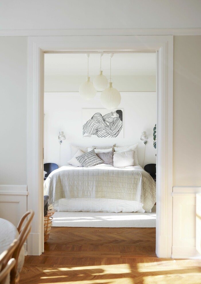 Hemma hos Josefine Thilhamn i Malmö sovrum
