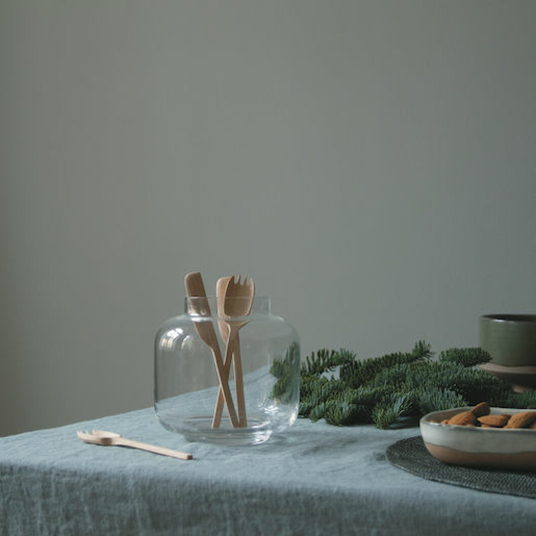 norrgavel jul glasburk bestick