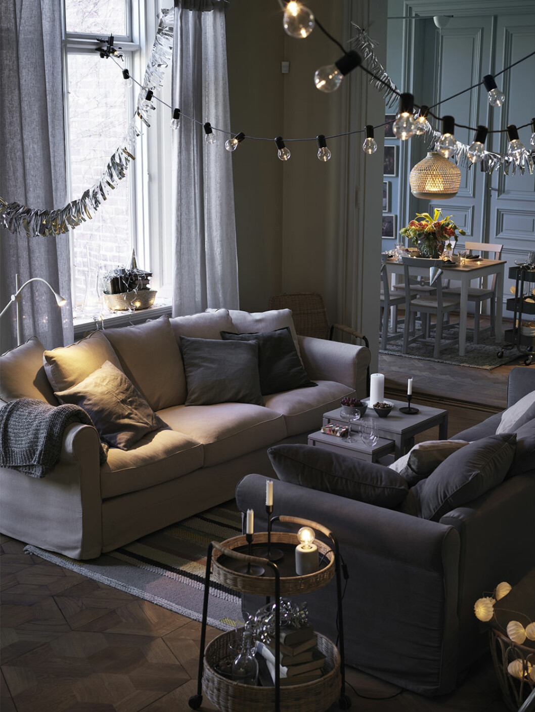 Nyårsdekorationer från Ikea