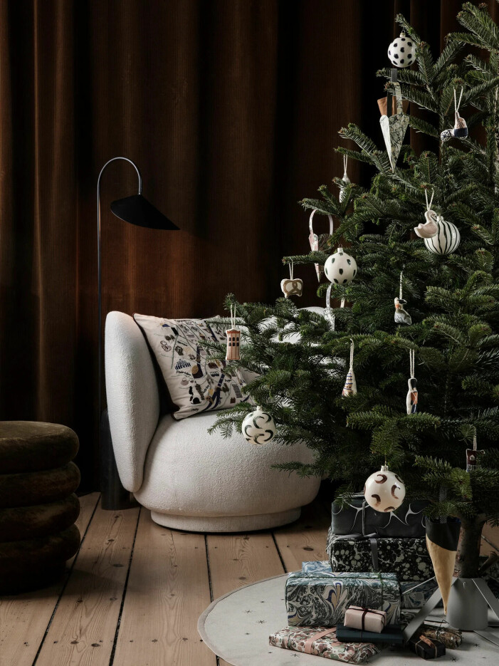 Julgransdekorationer tyg