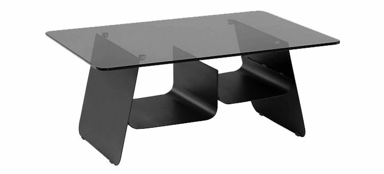 svart soffbord med förvaring