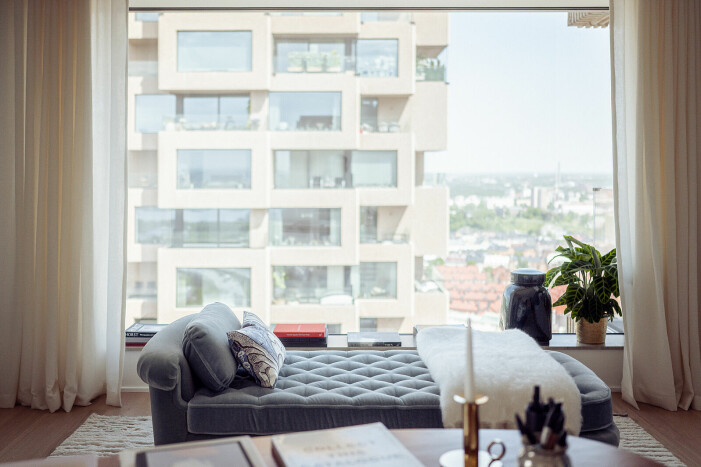 Avkopplande miljö perfekt att ladda om batterierna i. Penthouse till salu i Norra tornen