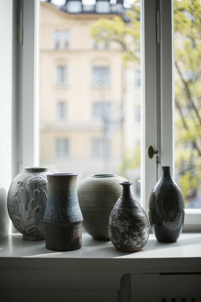 Keramik i fönstret