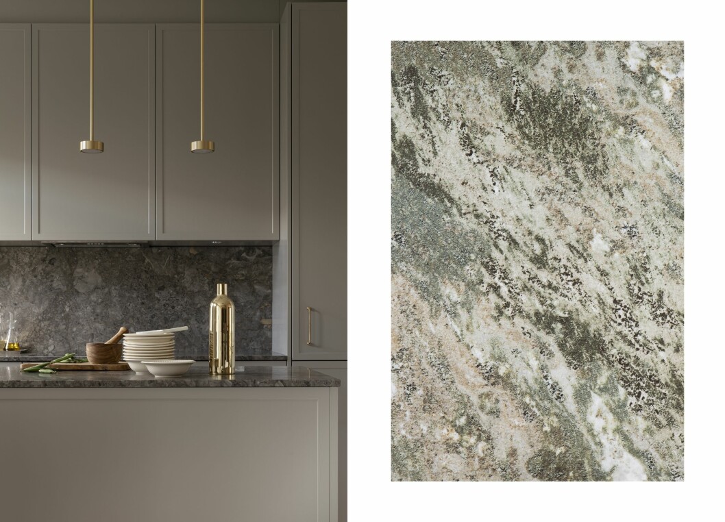 <span class=" bold" data-lab-bold_desktop="bold">Till vänster: </span>Kök, Contemporary Atelier, färg Klippa, pris vid förfrågan, Kvänum<br class=""><span class=" bold" data-lab-bold_desktop="bold">Till höger:</span> Granitkeramik för golv och vägg, M66 Kolmården, pris 995 kr/m², Bricmate Till vänster: Kök, Contemporary Atelier, färg Klippa, pris vid förfrågan, Kvänum
Till höger: Granitkeramik för golv och vägg, M66 Kolmården, pris 995 kr/m², Bricmate