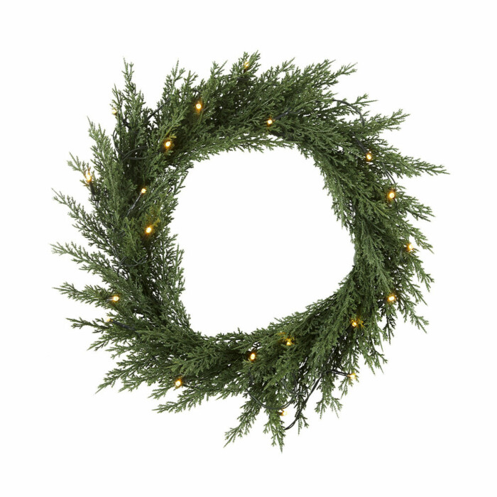krans med LED-ljusslinga