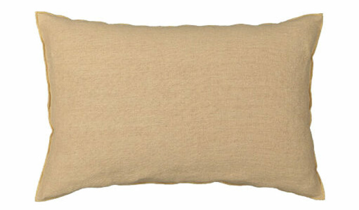 beige kudde jute bomull