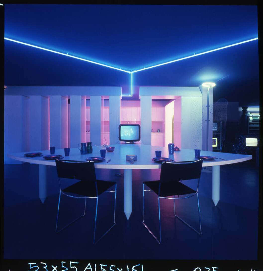 ”La casa telematica”, design Ugo la Pietra, 1983. La casa telematica