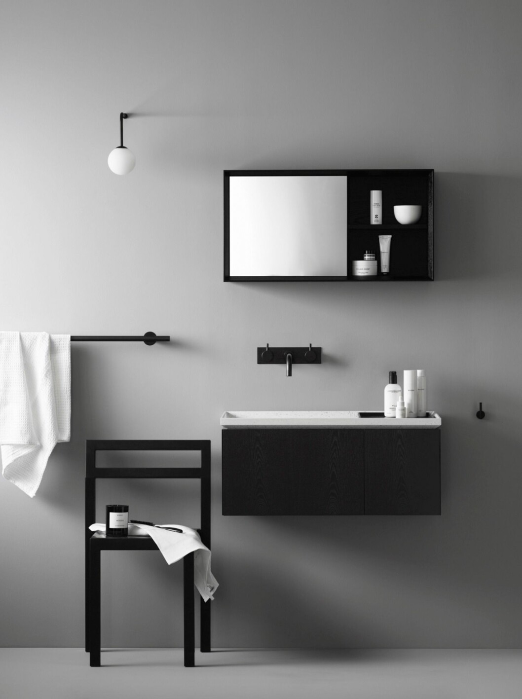 Badrum designat av Norm Architects för Lagom.
