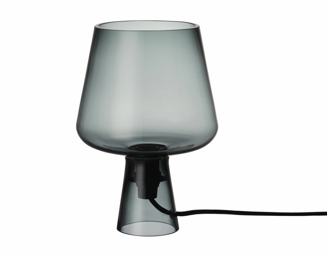 lampa i munblåstglas från iittala på rea
