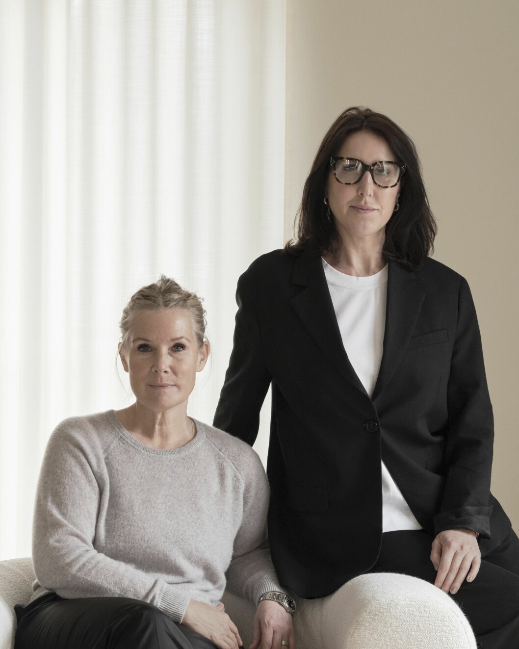 Inredaren Lotta Agaton och Layereds grundare Malin Glemme. Inredaren Lotta Agaton och Layereds grundare Malin Glemme.