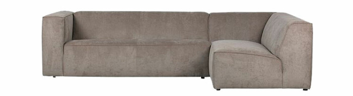 beige stor soffa