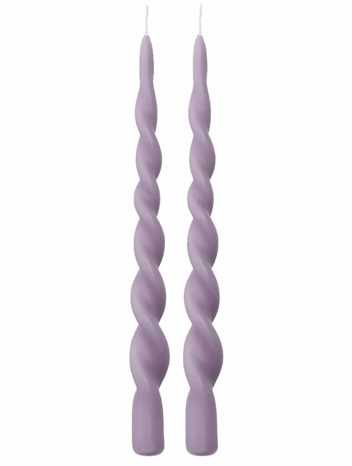 twistade ljus lila