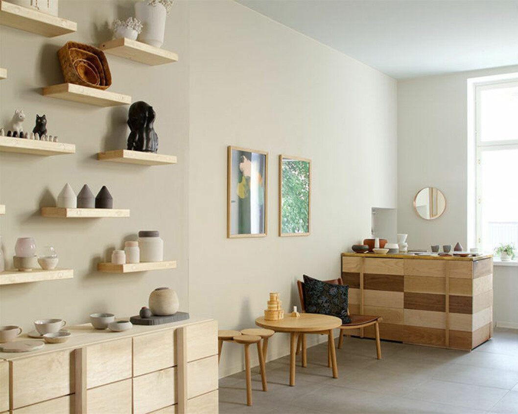 Lokal har finskt hantverk och design i sin konceptbutik. Foto: Katja Hagelstam/pressbild Lokal är en inredningsbutik i Helsingfors
