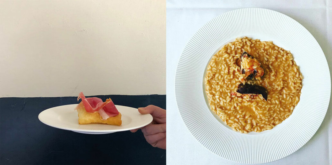 Foto: <a href="https://www.instagram.com/mangia_bar_ristorante/">@mangia_bar_ristorante</a> på Instagram. Risotto på italienska restaurangen Mangia i Köpenhamn.