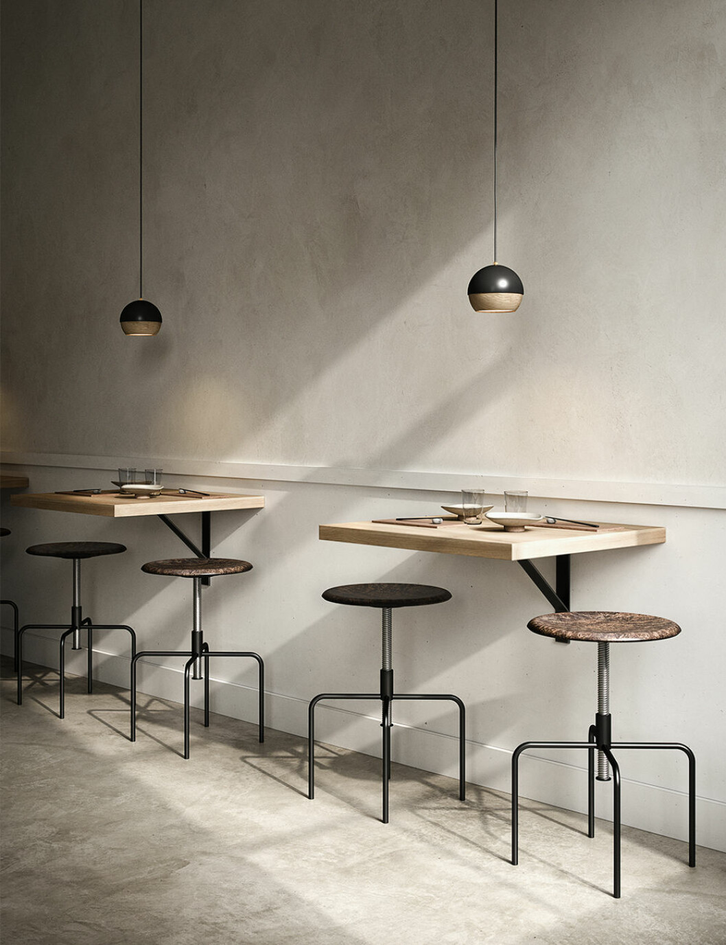 Maters nya <em>Mask stool</em> är gjord av avfall från Carlsbergs ölproduktion. Maters Mask stool