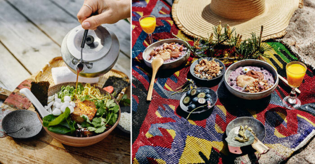 Inget frystorkat så långt ögat når. Frida Ronge kirrar bland annat Lyxig blåbärsgröt med granola och nötsmör och umamirik Ramen. Frida Ronges meny