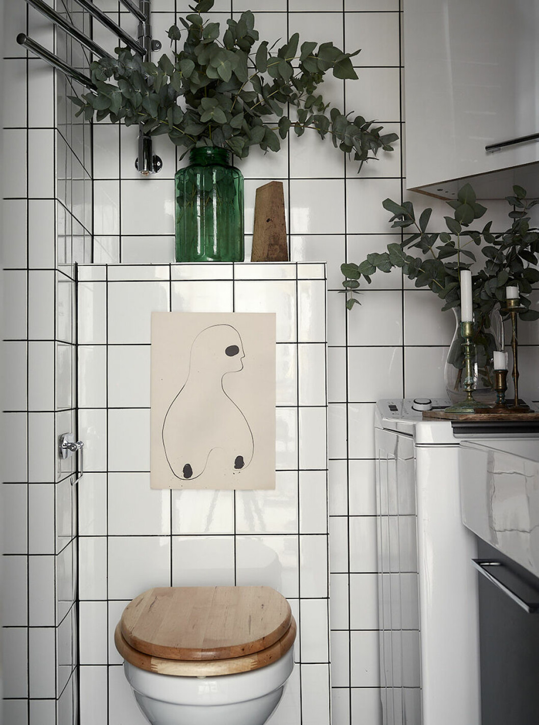 veckans hem toalettstol eucalyptus konst