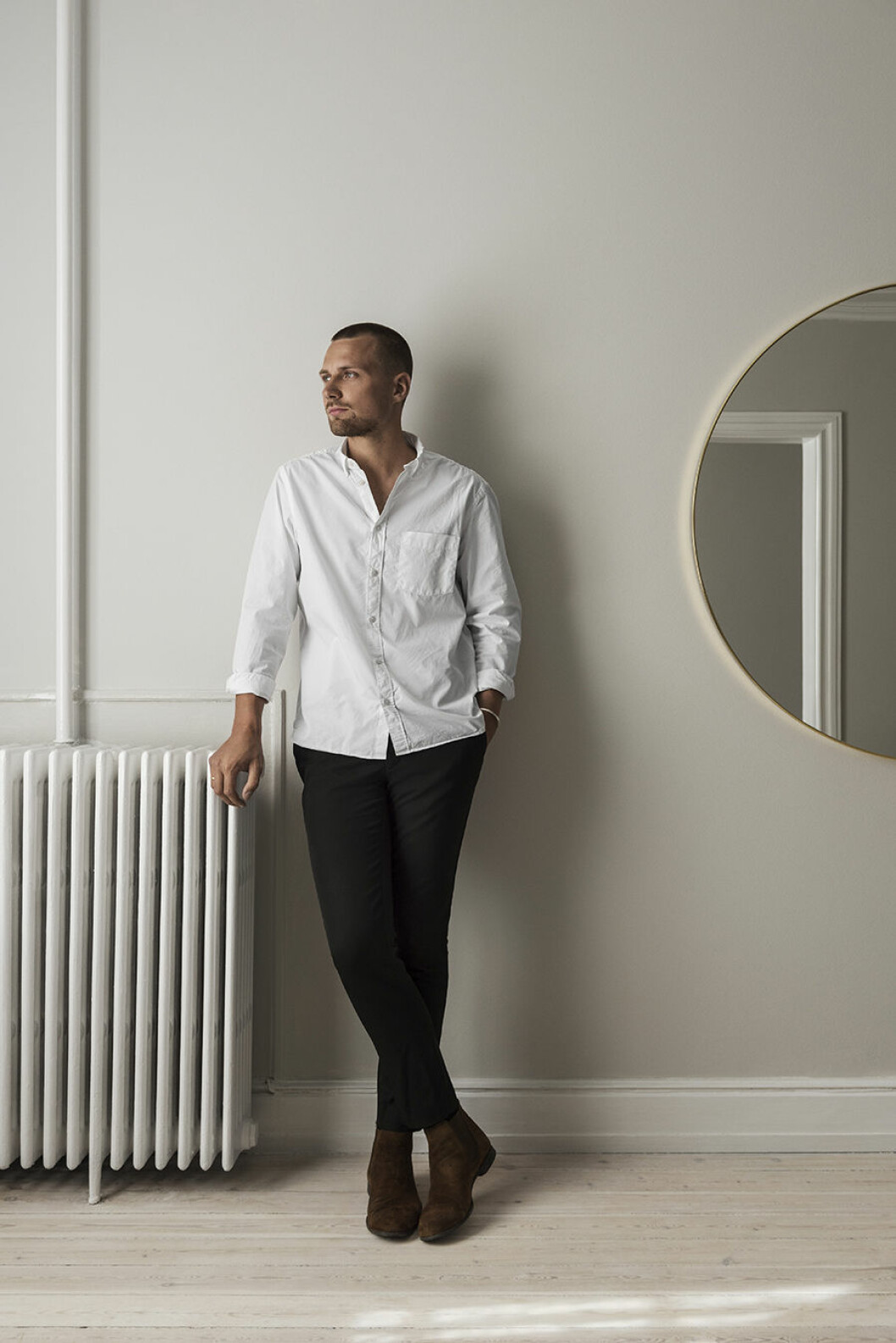 Joachim Engell-Hansen är design- och varumärkeschef i företaget som hans farfar startade på 70-talet. Joachim element