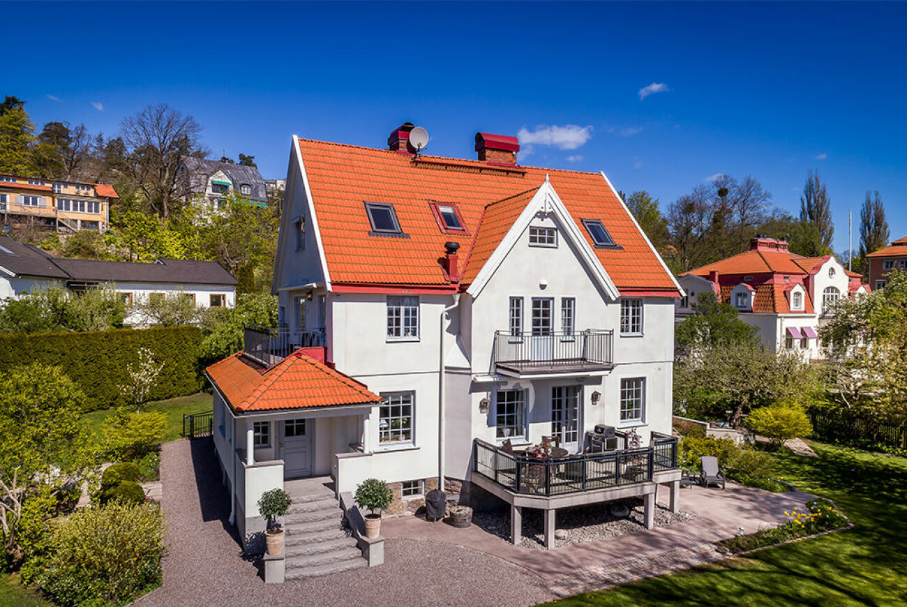 Villa i Stocksund som fick sjätte mest klick på Hemnet 2019