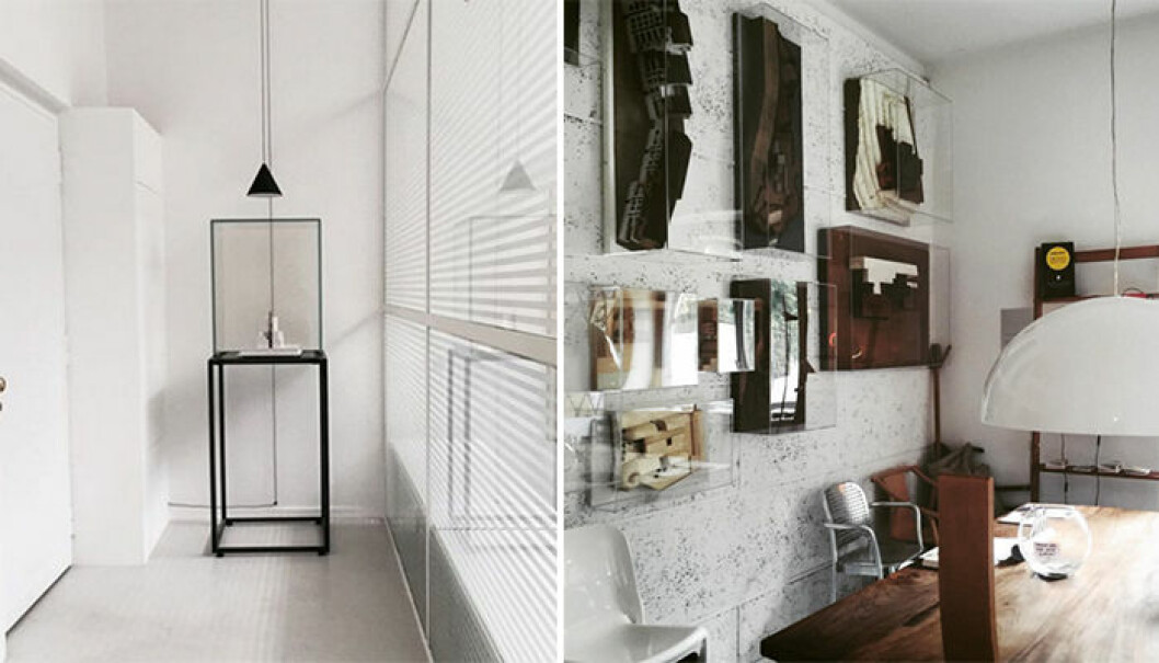 Piero Lisoni studio och Vico Magistretti. Foto: (t.h): Lotta Agaton milano