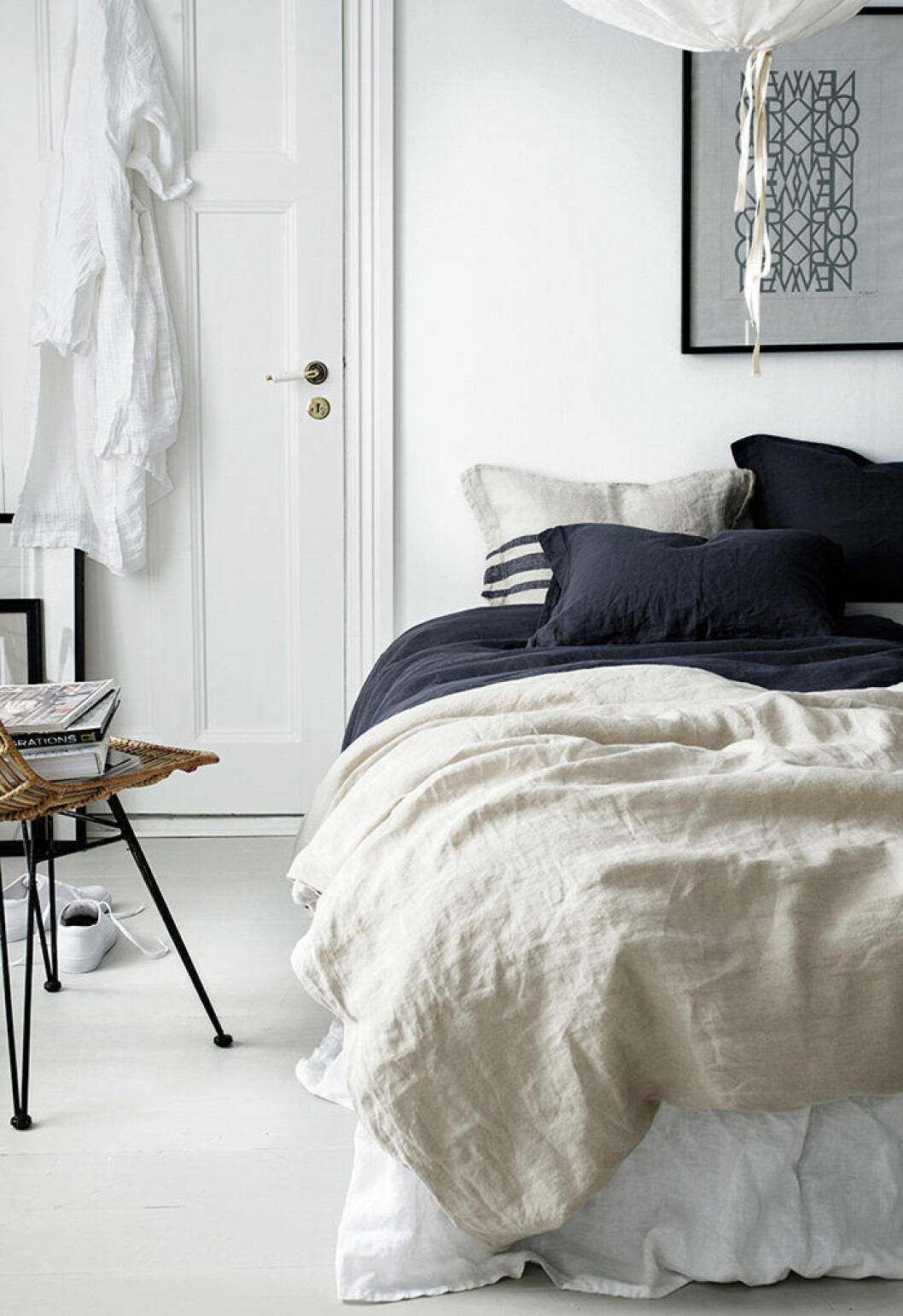 Bädda med miljömärkta lakan för en god nattsömn. Foto: Ellos Home