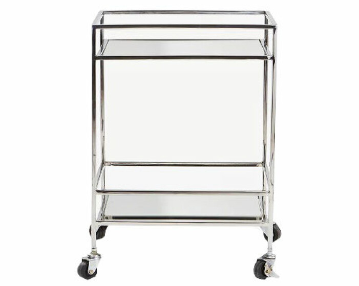 serveringsvagn silver