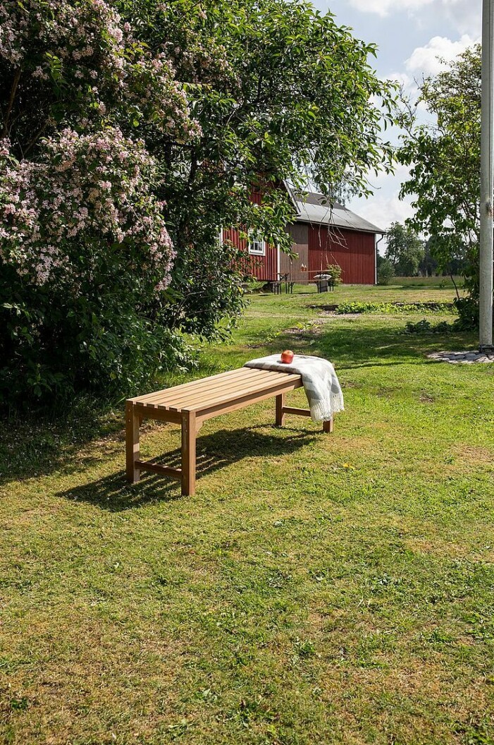 utebänk trä
