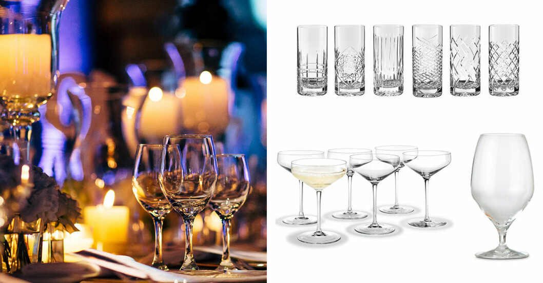 Så påverkas drycken av olika glas - 12 glas som lyfter festen
