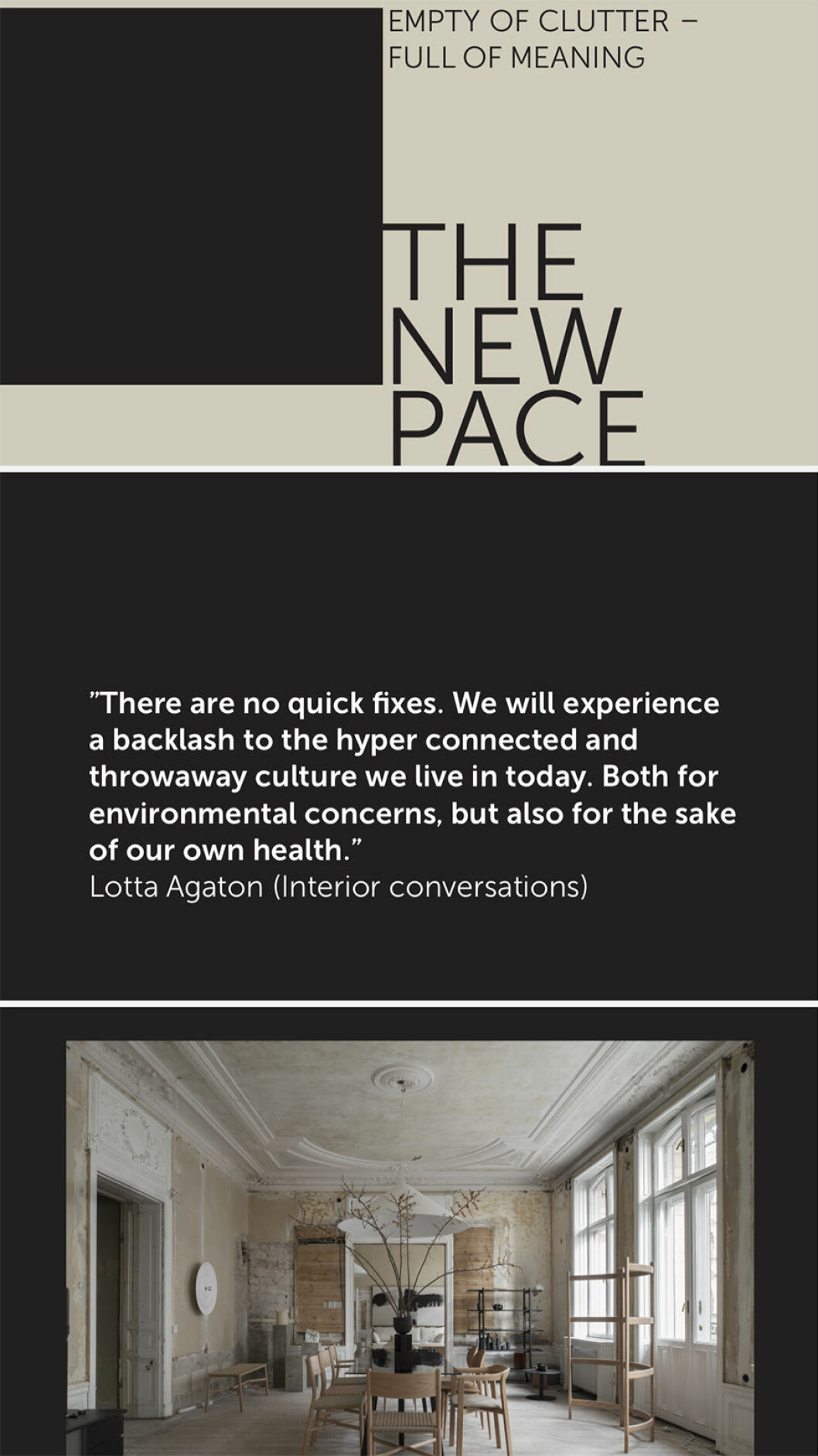 oslo design fair agaton quote