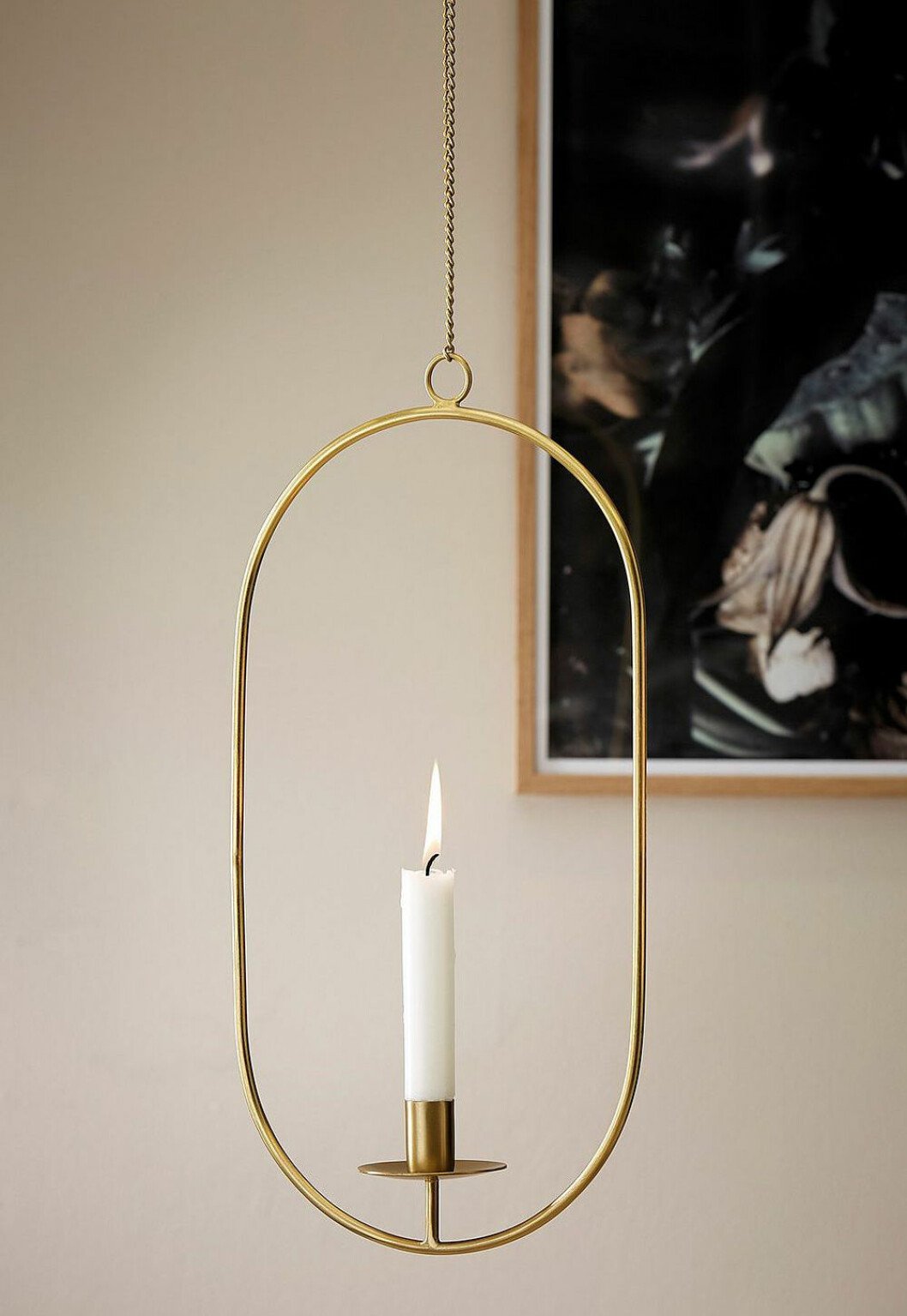Oval hängande ljusstake från Ellos Home