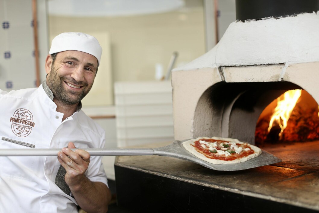 Pablo Roberto driver restaurangen Pane Fresco på Åhléns citys övre plan. Pablo Roberto på restaurang Pane Fresco