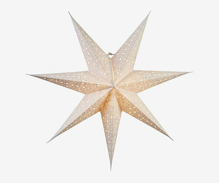 Julstjärna med hål från Star Trading