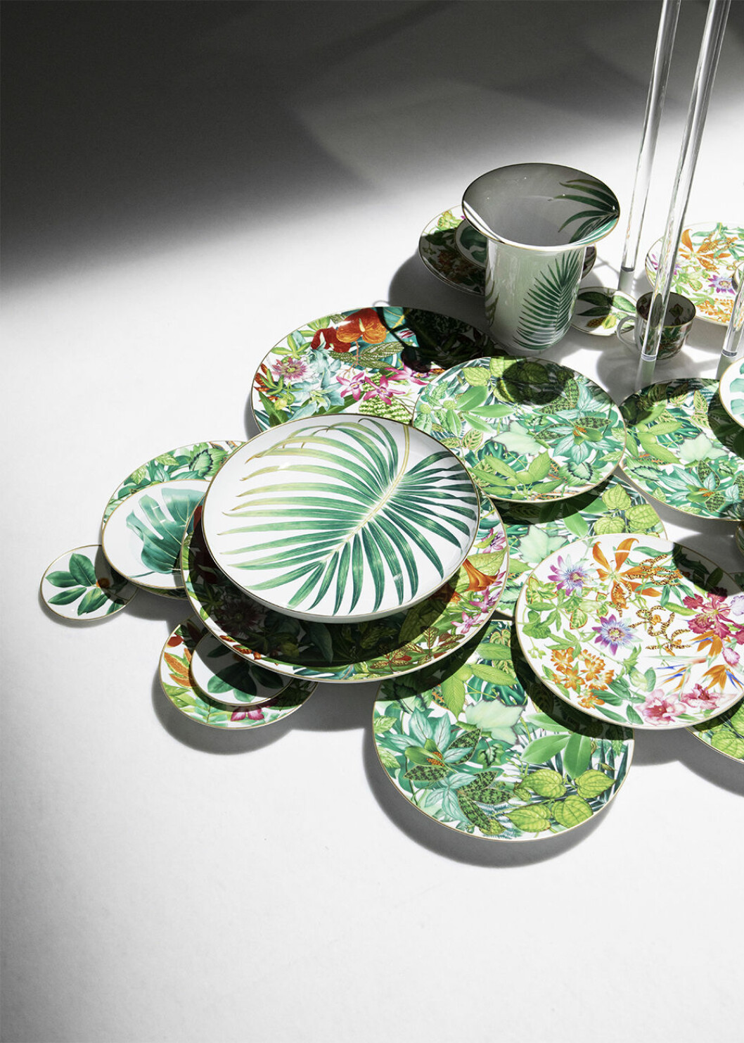 Hermès nya porslin Passifolia lanseras 2020. Foto: Nolwenn Brod/VU’, ©Hermès 2020 Passifolias inspiration kommer från naturen