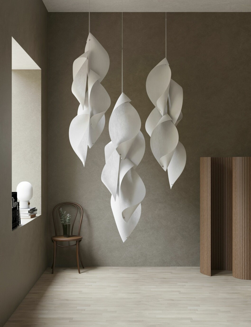 Som snäckskal slingrar sig den vackra pendeln Shell. God design och vackert uttryck möts, Monica Förster design studio/Okko design. Pris på förfrågan. Som snäckskal slingrar sig den vackra pendeln Shell. God design och vackert uttryck möts, Monica Förster design studio/Okko design. Pris på förfrågan.