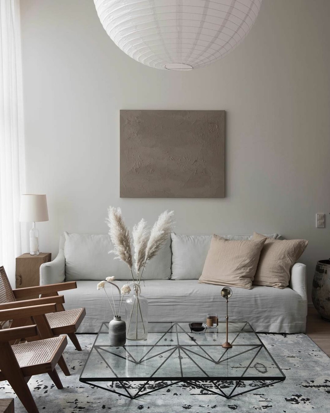 Hem soffa By Perspective. Konst av Annaleena Leino Karlsson. Foto: Erik Lefvander.