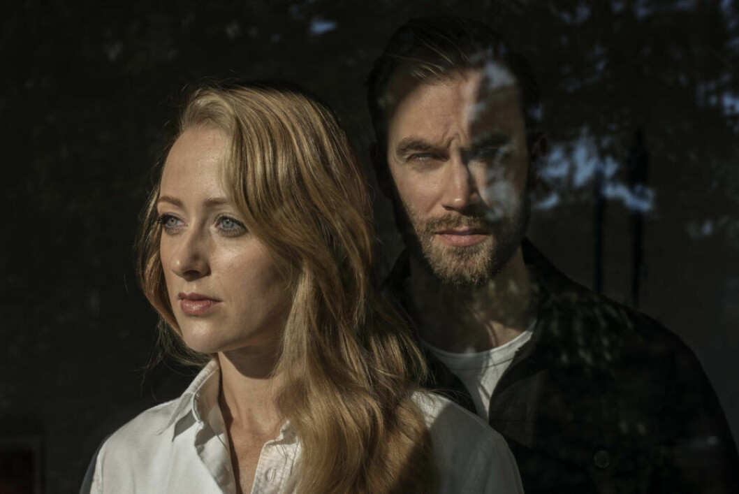 Emelie och Sebastian Falk. Porträtt på Emelie och Sebastian Falk.