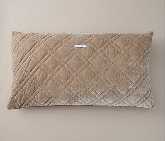 Quiltad kuddfodral i sammet, Staycation