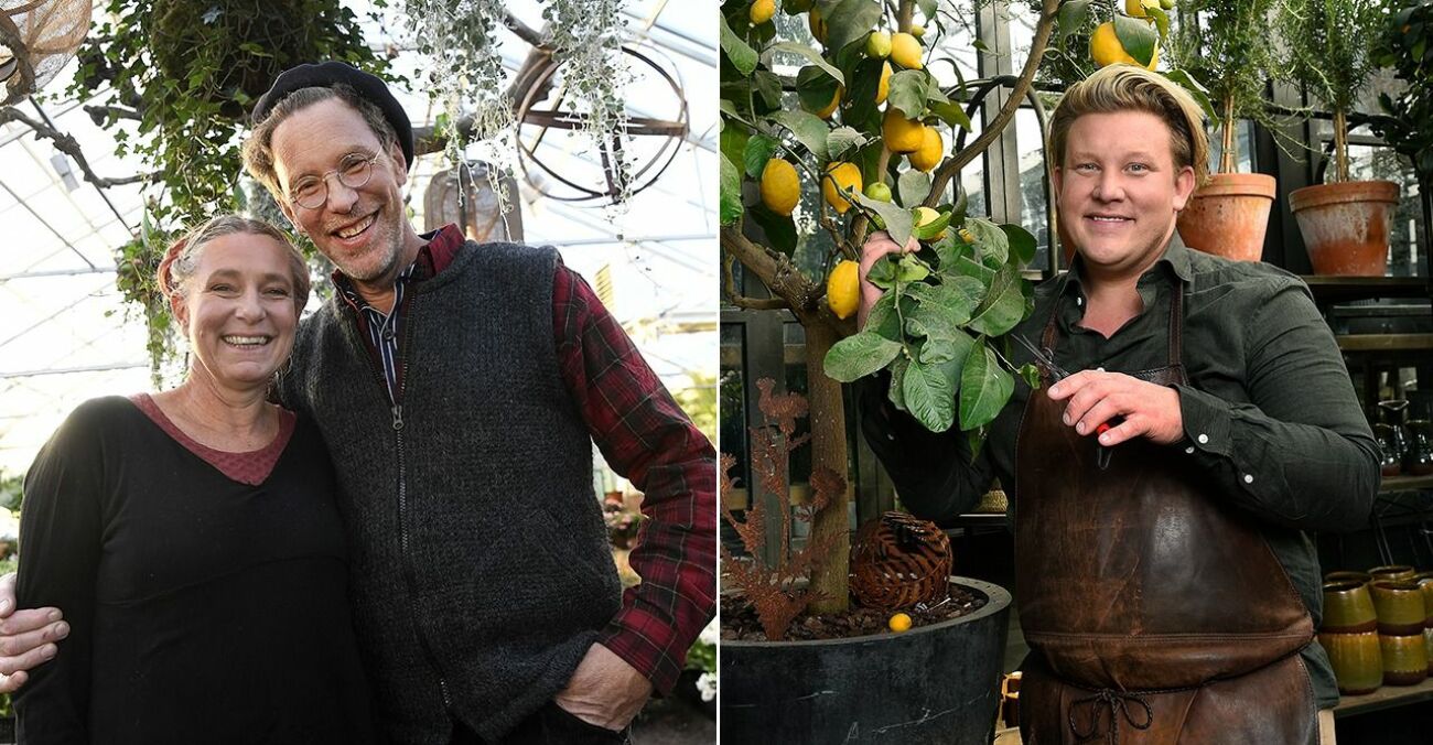 Paret Mandelmann har sina djur, odlingar och byggen, medan Karl Fredrik Gustafsson har sina blommor och antikviteter.