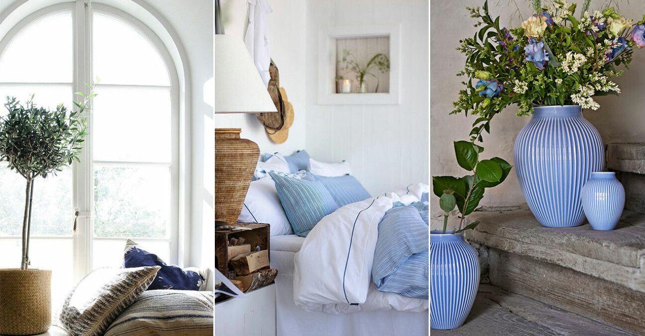 Satsa på blå inredningsdetaljer till sommarhuset – 23 vackra köp som sätter stilen