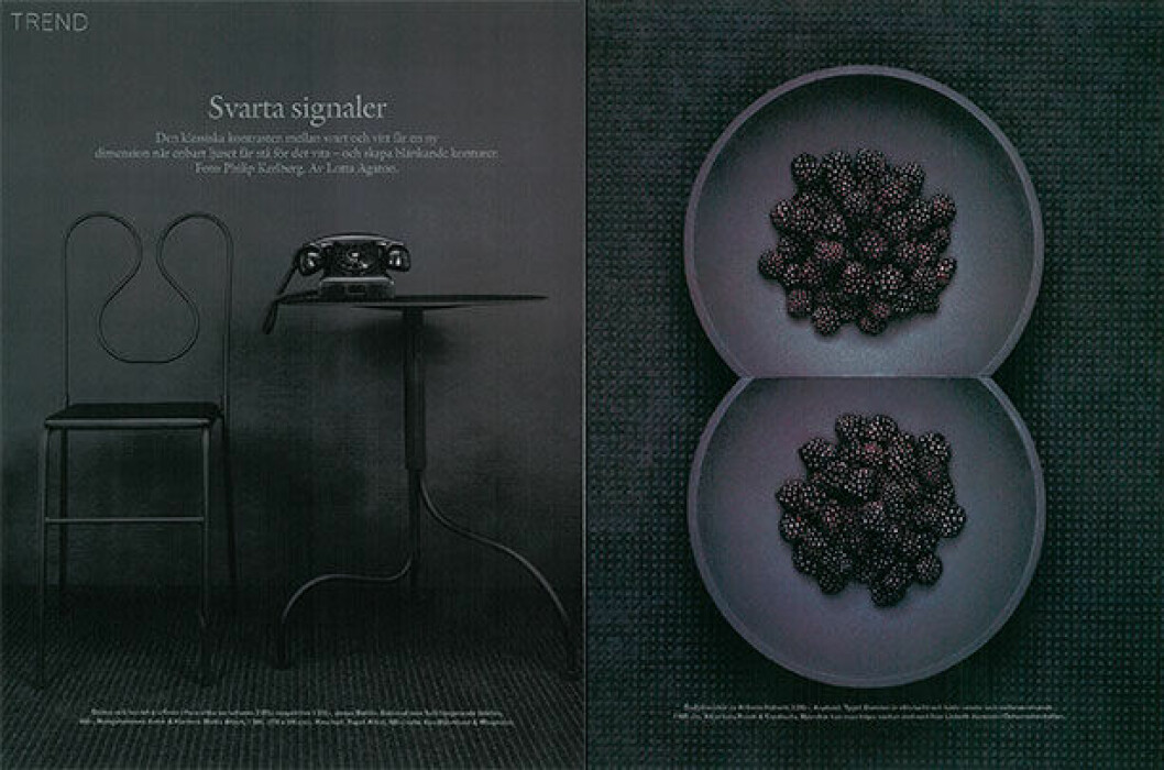 Ur Residence 02/2006. Foto: Philip Karlberg stilleben lotta agaton
