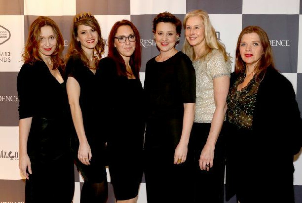 Residenceredaktionen. Från vänster: Imke Janoschek, Michelle Meadows, Hanna Nova Beatrice, Elisabet Magnusson, Cecilia Tivar och Marita Jemdahl. Residence stora formpris_residence redaktionen
