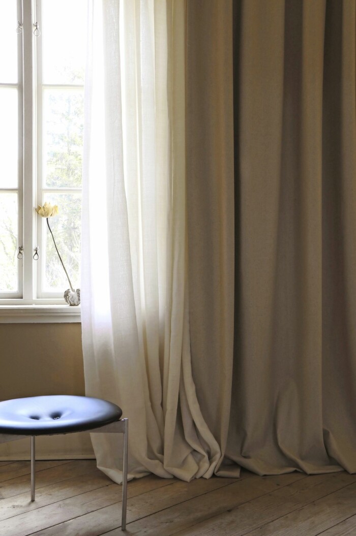 retreat gardin av återvunnen ull från mimou