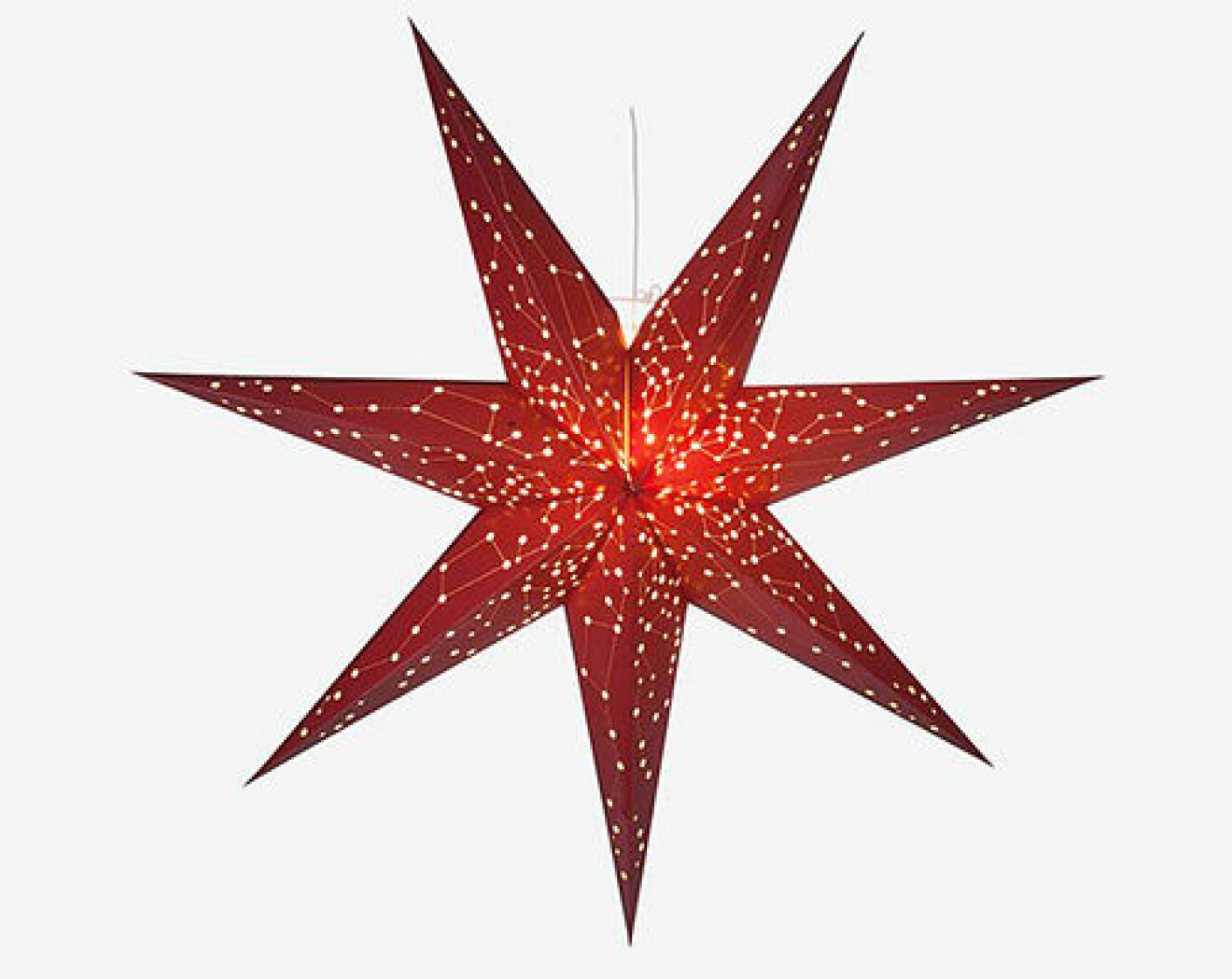 röd julstjärna från star trading
