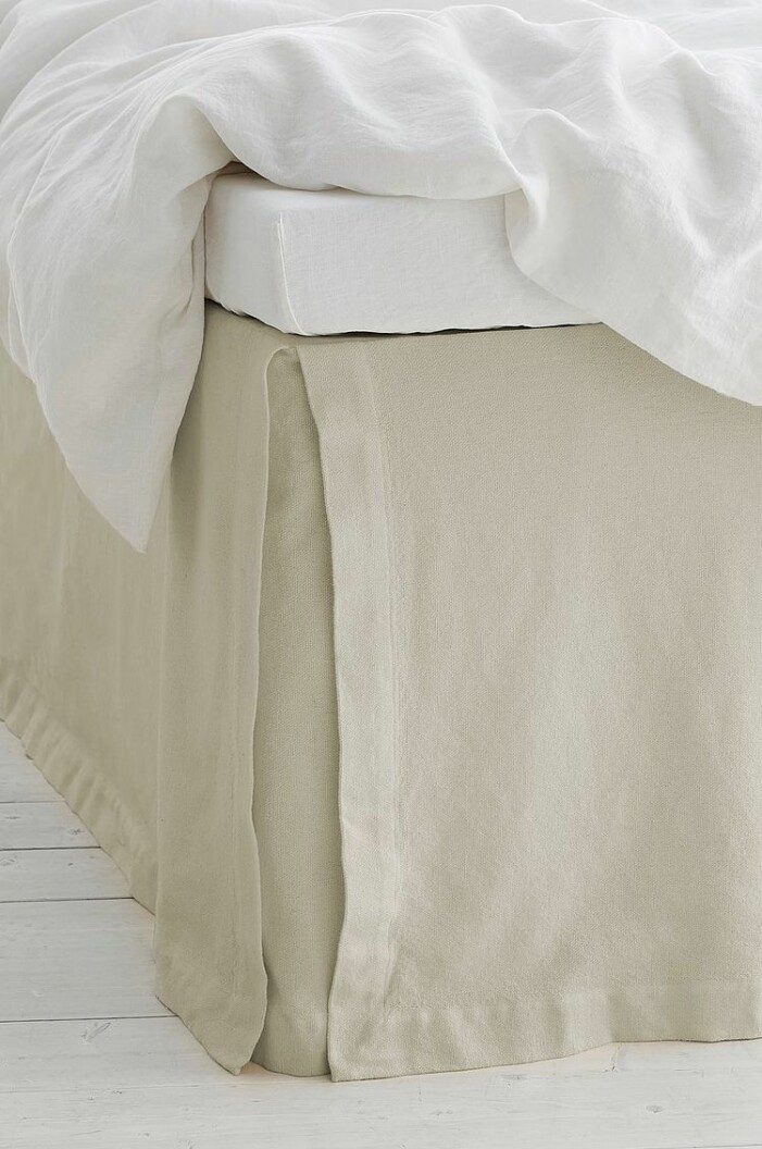 beige sängkappa