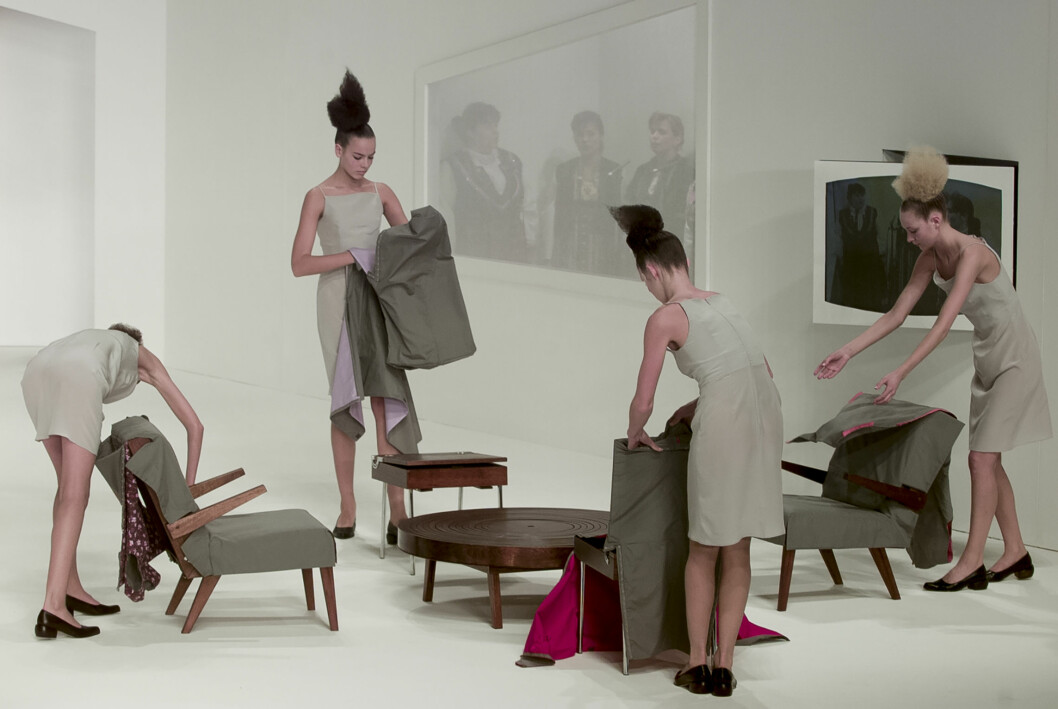 Hussein Chalayan Chair Dresses