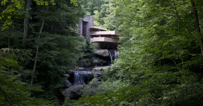 Villan Falling Water i USA. Foto: Grant Smith/View/REX Villa Falling Water i Usa